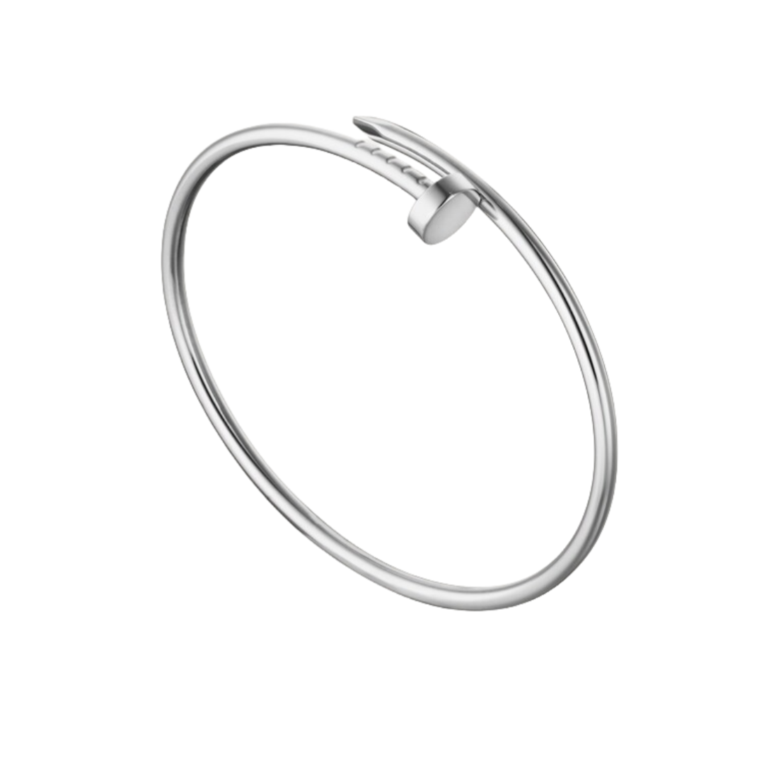CTSV025 18K Gold slender and flexible Juste un Clou bracelet, small model 2.5mm - ccfashionjewelry