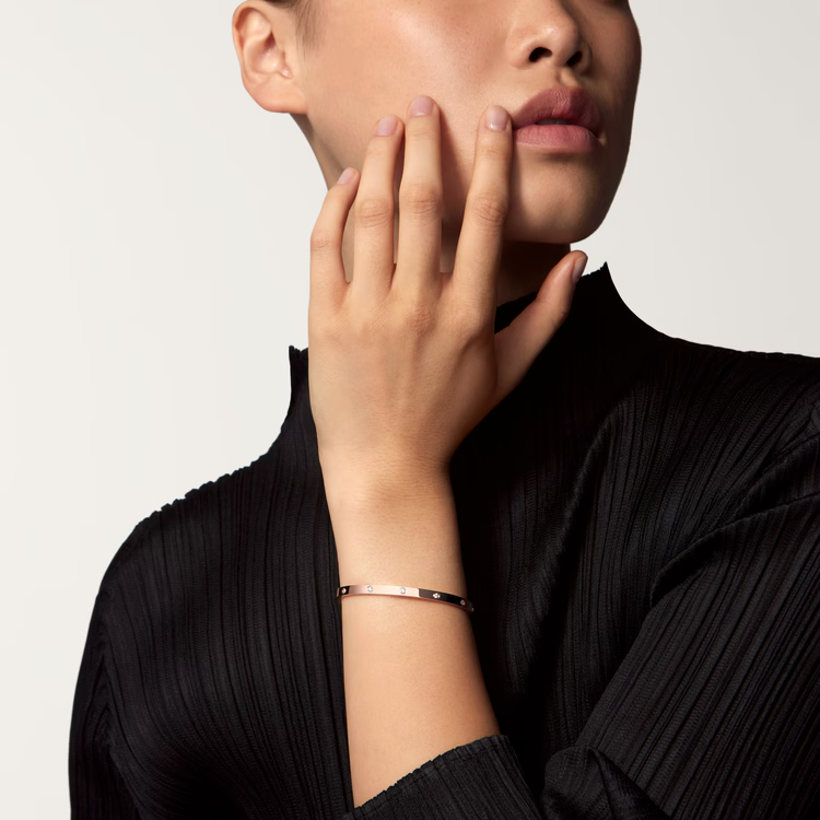 CTSV020 18k Gold LOVE bracelet, small model, 10 diamonds 3.65MM - ccjewelryacc