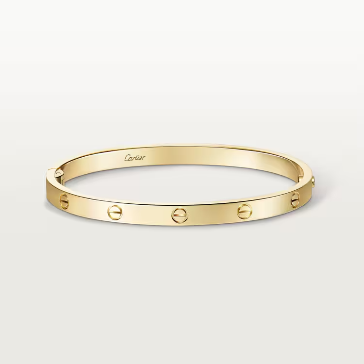 CTSV029 18k Gold LOVE bracelet, medium model 4.8MM - ccjewelryacc