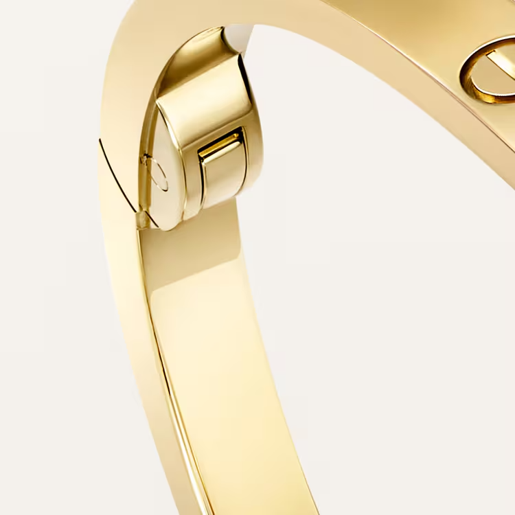 CTSV002 18k Gold LOVE bracelet, small model 3.65mm - ccjewelryacc