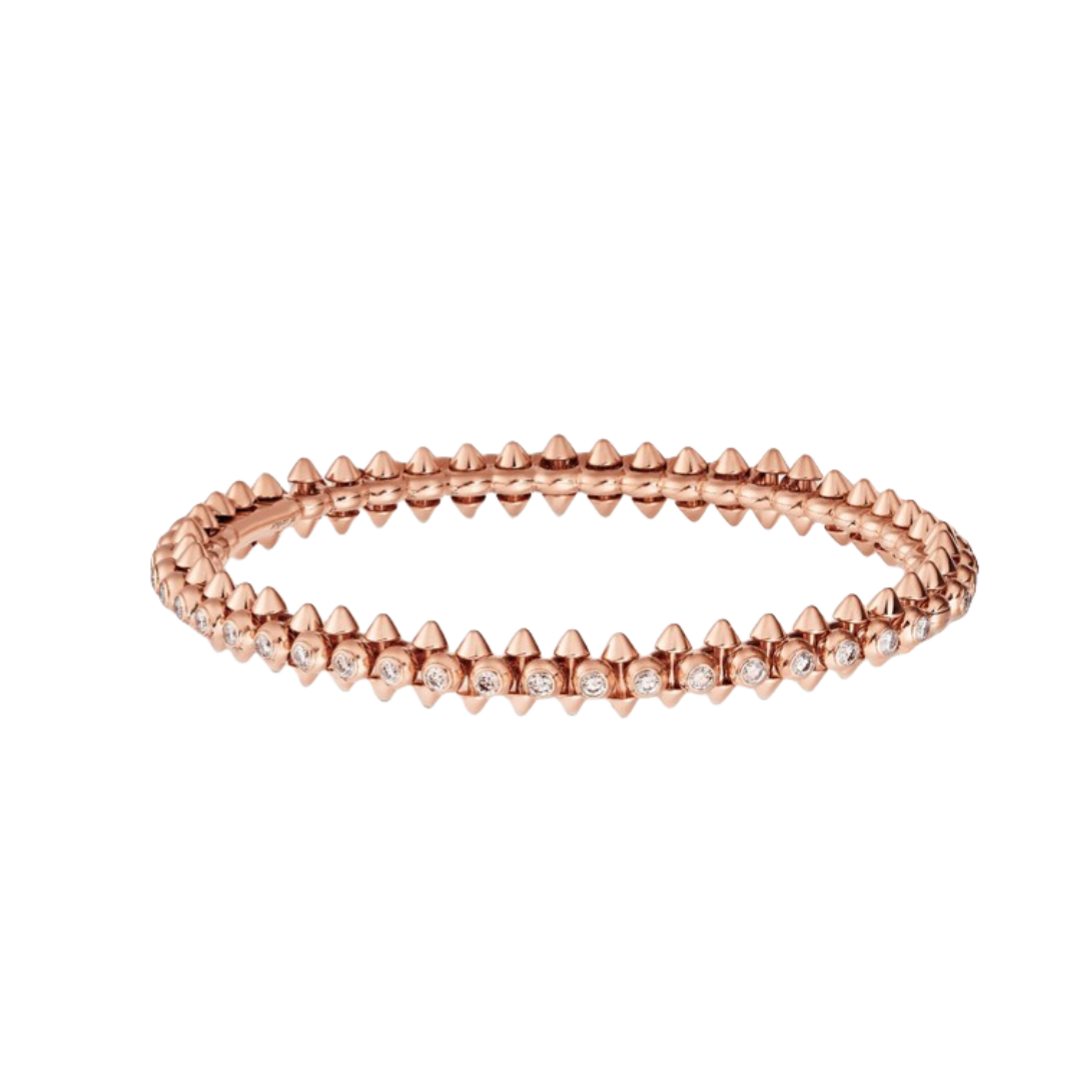 CTSV017 18K Gold Clash de Cartier bracelet, medium model, diamonds - ccfashionjewelry
