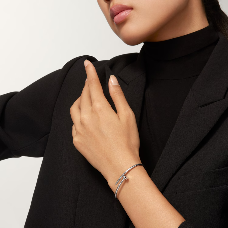 CTSV025 18K Gold slender and flexible Juste un Clou bracelet, small model 2.5mm - ccjewelryacc