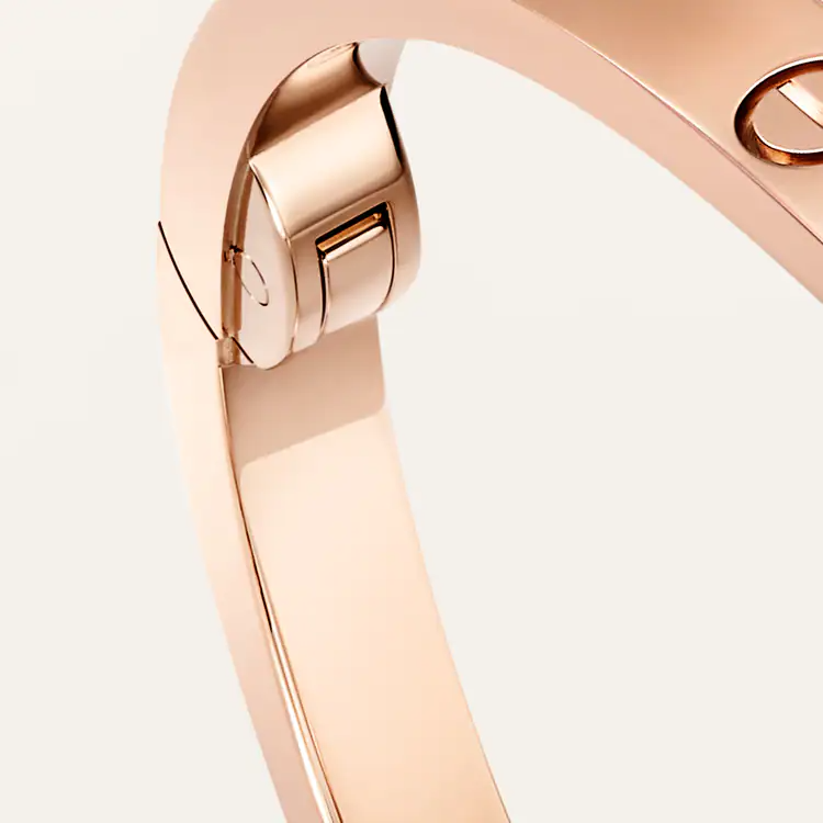 CTSV002 18k Gold LOVE bracelet, small model 3.65mm - ccjewelryacc