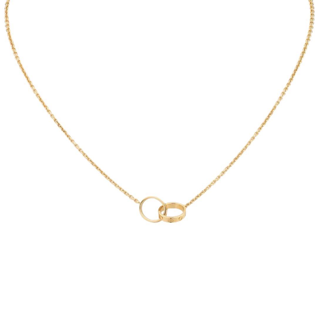 CTNV007 18k Gold Love Pendant necklace - ccjewelryacc