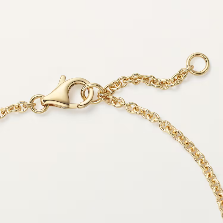 CTSV035 18k Gold LOVE bracelet, on chain - ccjewelryacc