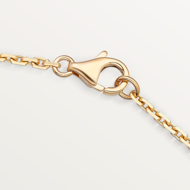 CTN005 LOVE pendant Necklace, half-paved - ccjewelryacc