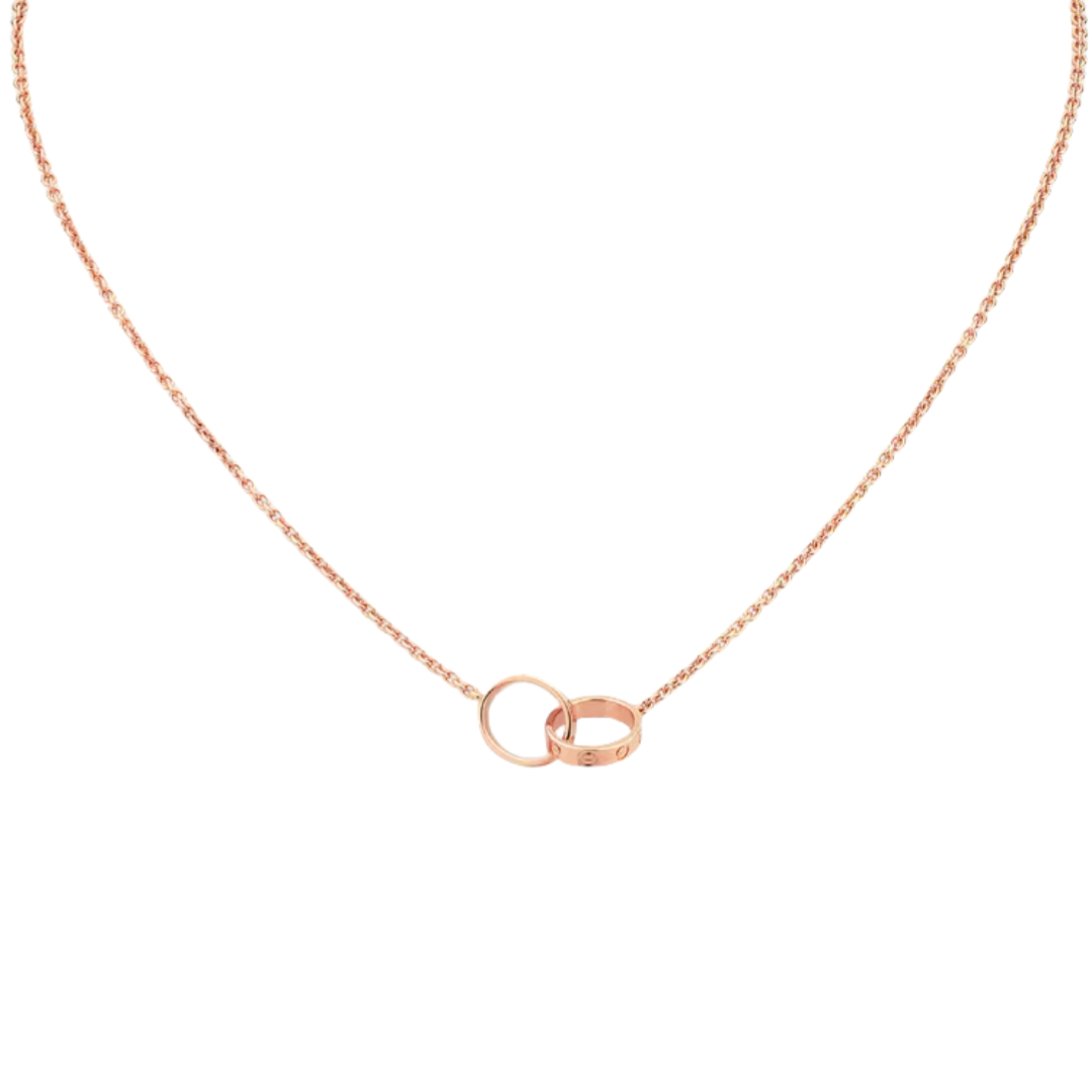CTNV007 18k Gold Love Pendant necklace - ccjewelryacc