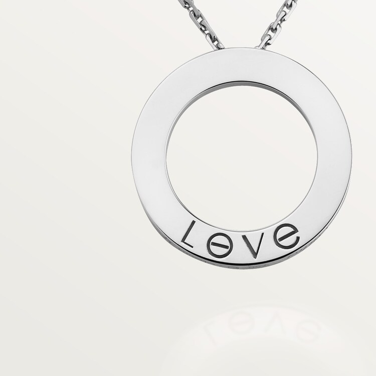 CTNV010 18K Gold LOVE pendant necklace - ccjewelryacc