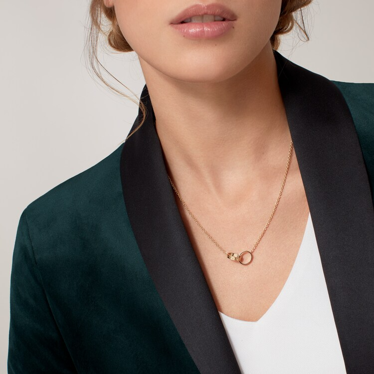 CTNV007 18k Gold Love Pendant necklace - ccjewelryacc