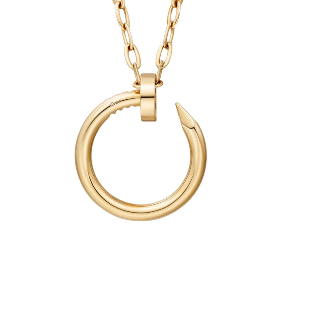 CTNV026 18K Gold Juste un Clou long necklace, multiwear, extra-large model - ccfashionjewelry