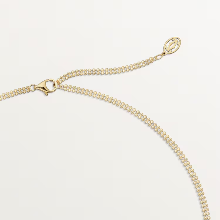 CTNV015 18K Gold Trinity pendant, large model, paved - ccjewelryacc