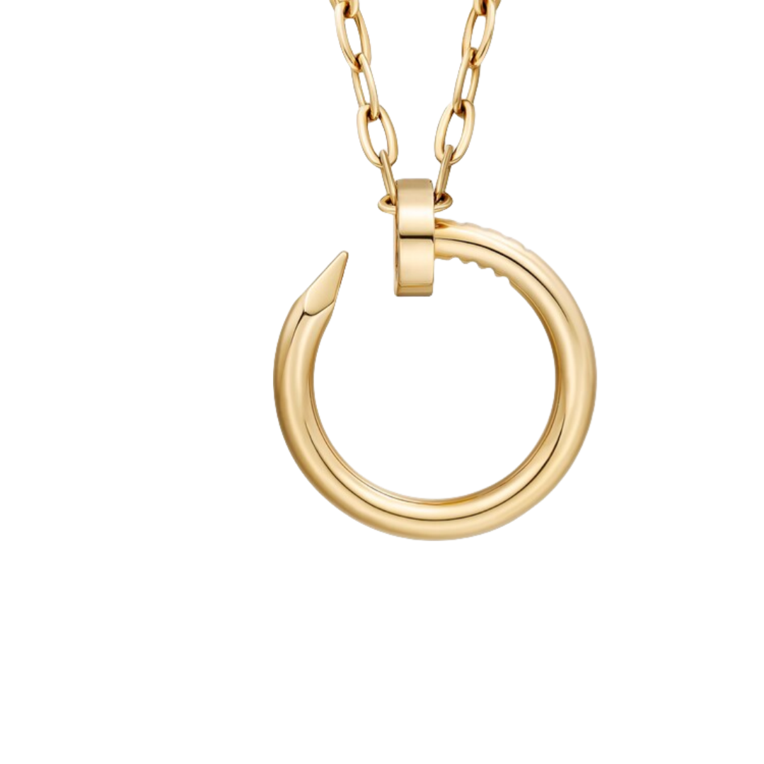 CTNV026 18K Gold Juste un Clou long necklace, multiwear, extra-large model - ccjewelryacc