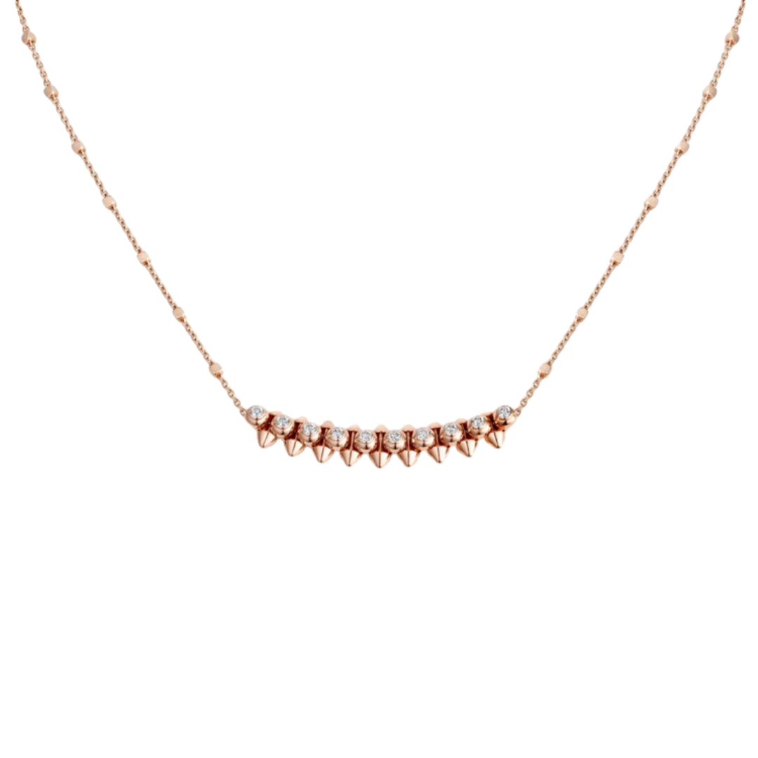 CTNV021 18K Gold Clash de Cartier pendant necklace, diamonds - ccfashionjewelry