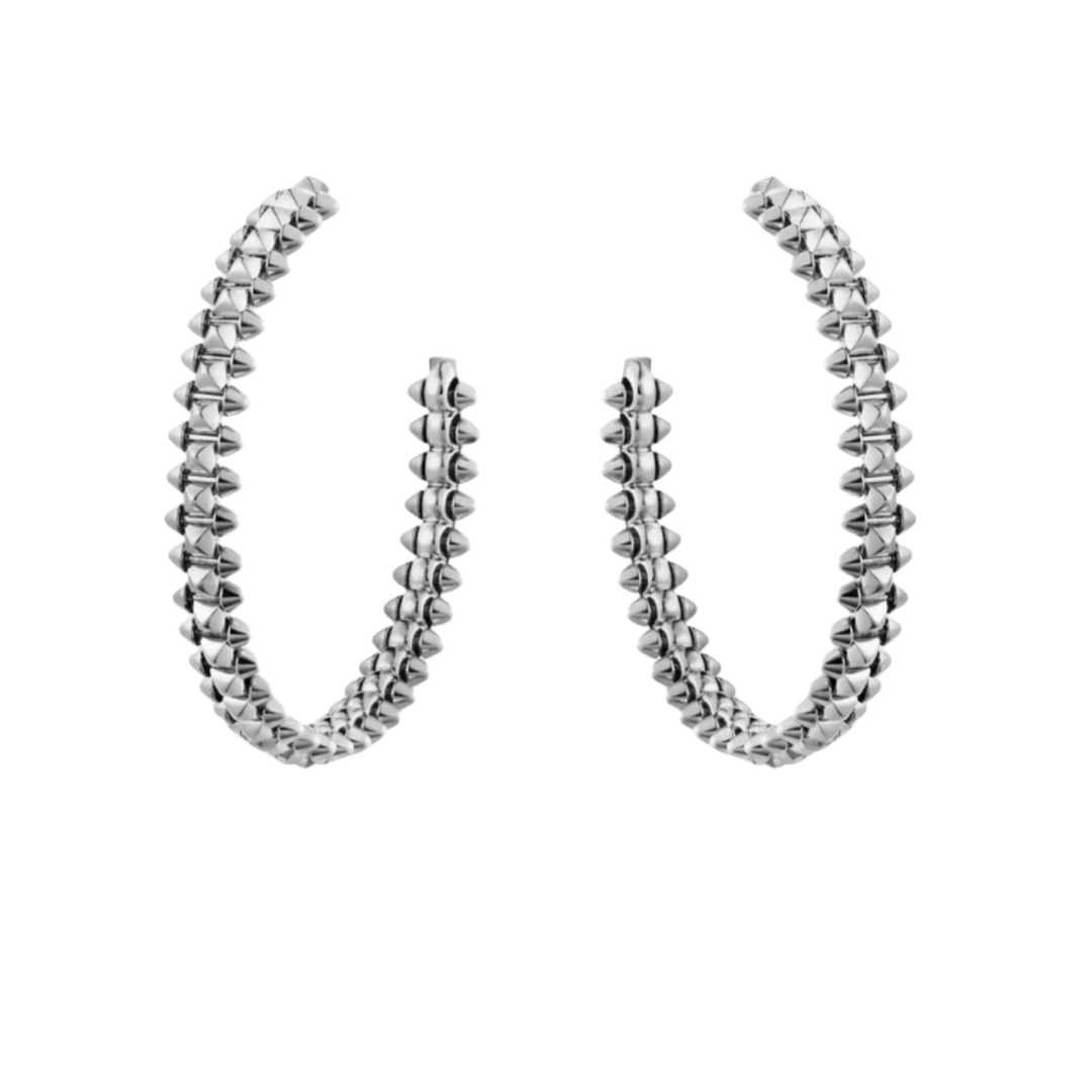 CTEV029 18K Clash de Cartier hoop earrings, large model - ccfashionjewelry