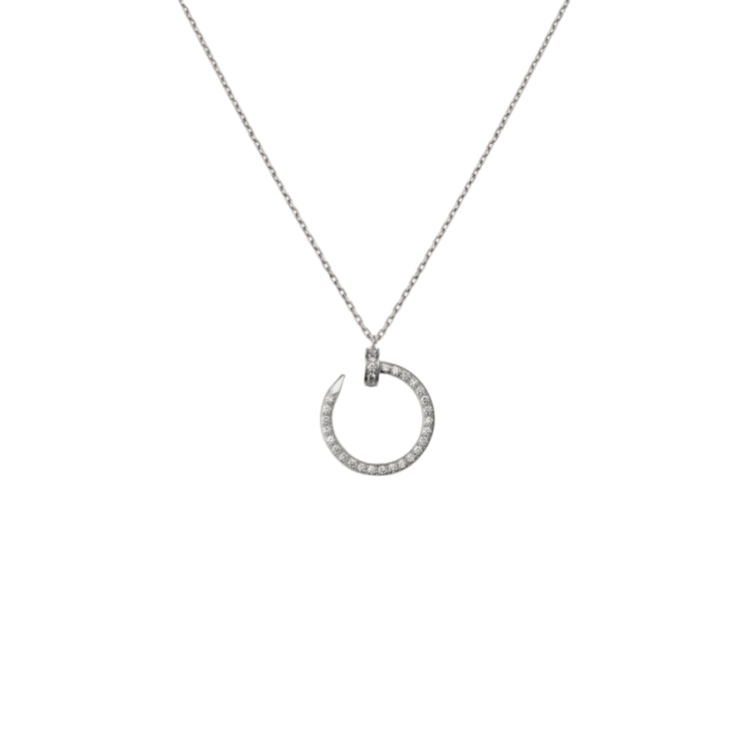 CTNV024 18K Gold Juste un Clou pendant necklace, diamonds - ccjewelryacc