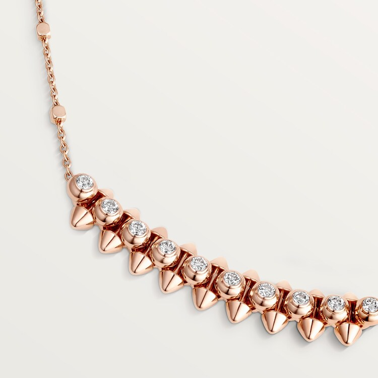 CTNV021 18K Gold Clash de Cartier pendant necklace, diamonds - ccfashionjewelry