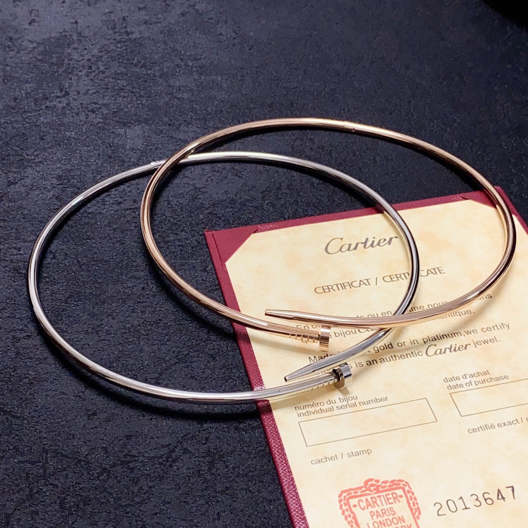 CTN023 Juste un Clou torque necklace, small model - ccjewelryacc