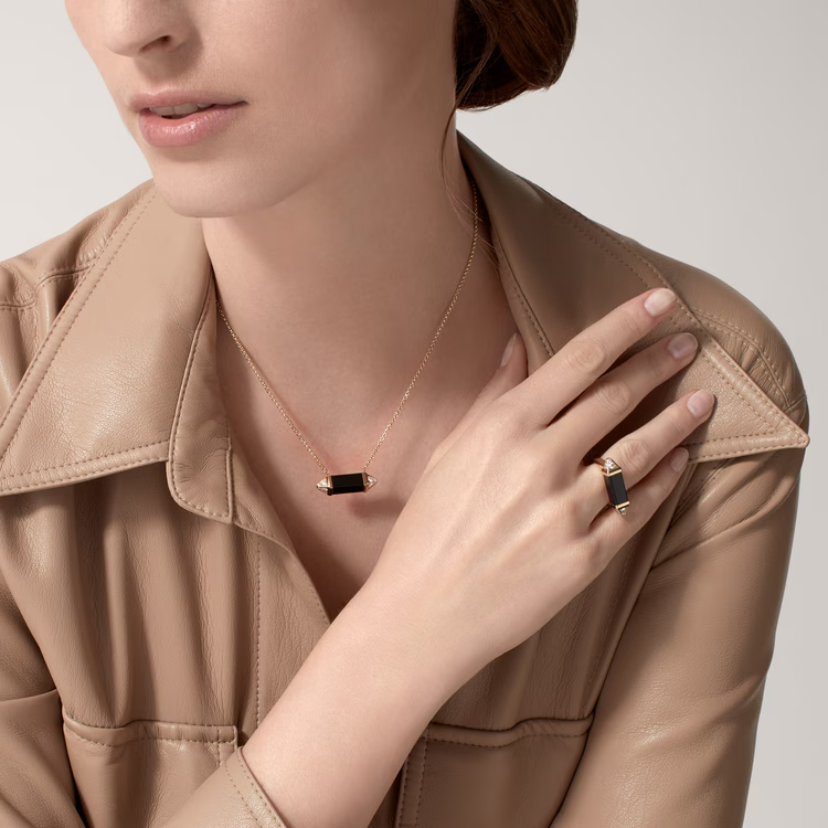 CTNV013 18K Gold Les Berlingots de Cartier necklace medium model - ccjewelryacc