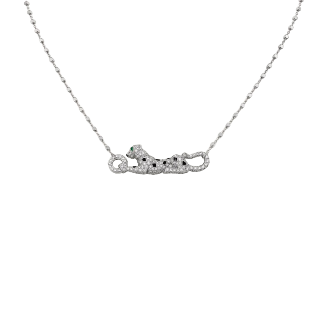 CTNV030 18K Gold Panthère de Cartier pendant, paved - ccjewelryacc