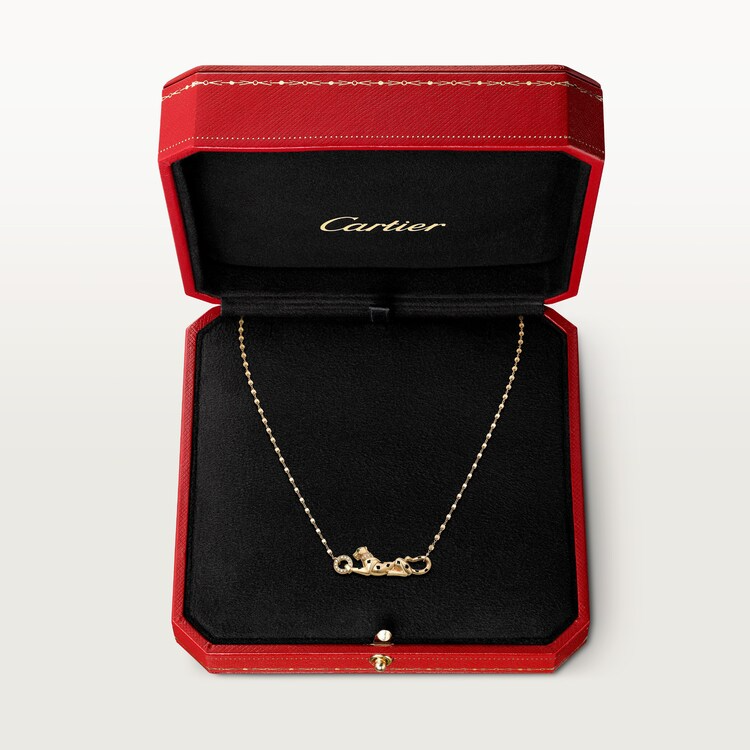 CTNV031 18K Gold Panthère de Cartier pendant necklace, diamonds - ccjewelryacc