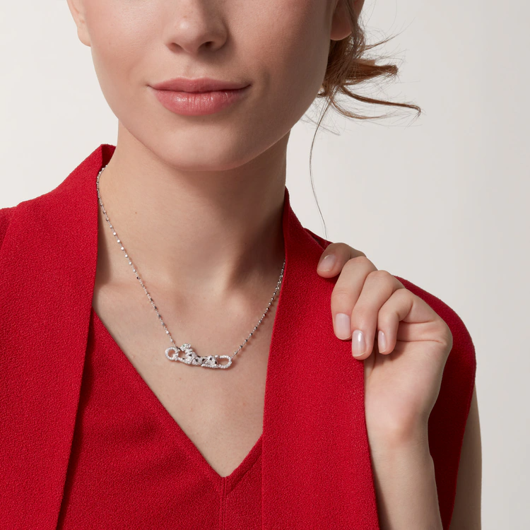 CTNV030 18K Gold Panthère de Cartier pendant, paved - ccjewelryacc