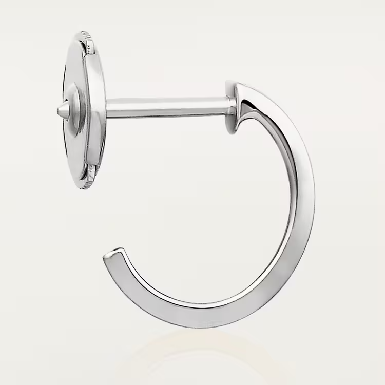 CTEV060 18K LOVE hoop earrings, small model - ccjewelryacc