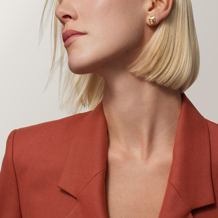 CTEV059 18K Panthère de Cartier stud earrings - ccjewelryacc