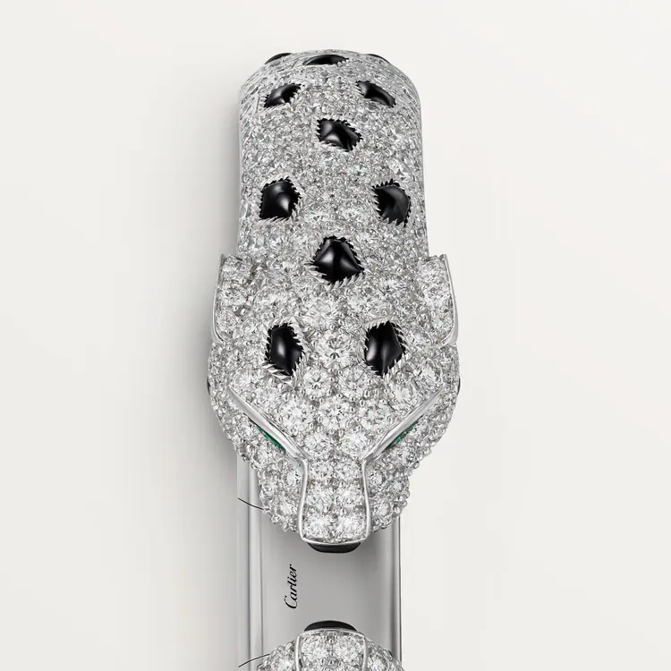 CTSV041 18k Panthère de Cartier bracelet, articulated, paved - ccjewelryacc