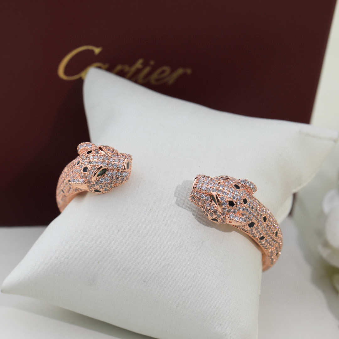 CTSV041 18k Panthère de Cartier bracelet, articulated, paved - ccjewelryacc
