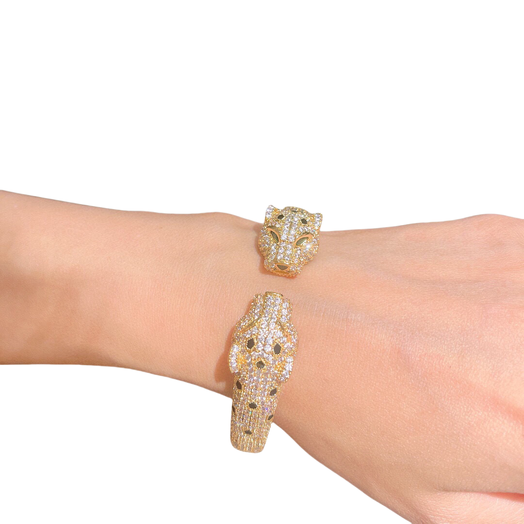 CTSV041 18k Panthère de Cartier bracelet, articulated, paved - ccjewelryacc