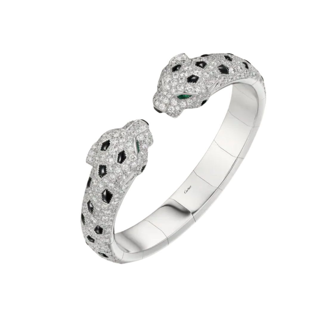 CTSV041 18k Panthère de Cartier bracelet, articulated, paved - ccjewelryacc
