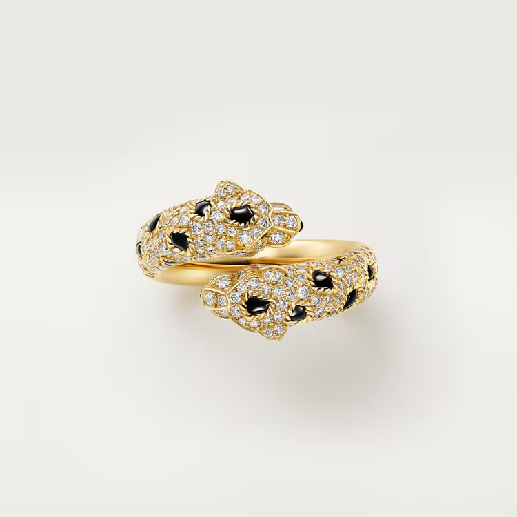 CTR009 Panthère de Cartier ring, semi-paved - ccjewelryacc
