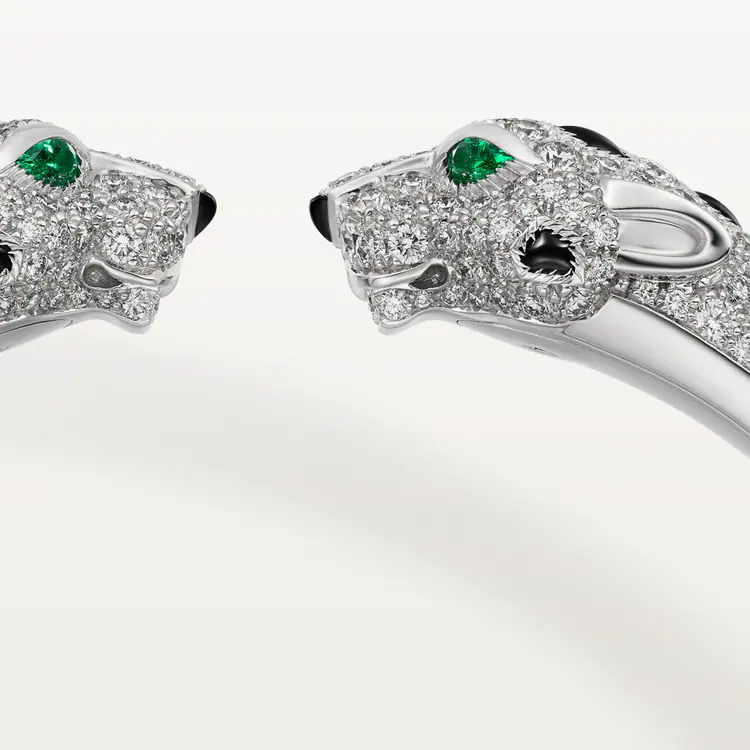 CTSV041 18k Panthère de Cartier bracelet, articulated, paved - ccjewelryacc