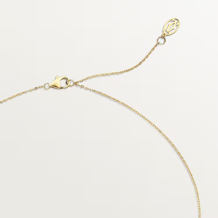 CTNV035 18K Trinity pendant, 1 diamond, paved - ccjewelryacc