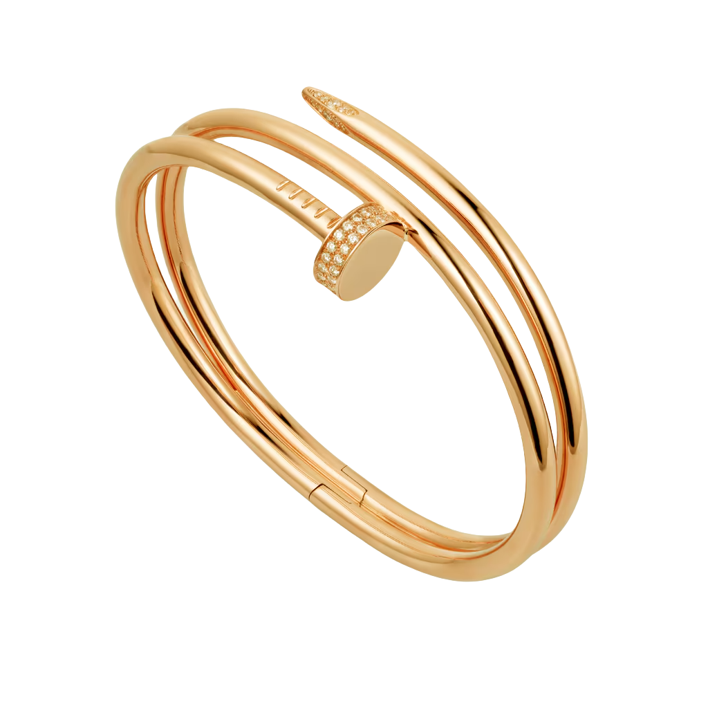 CTSV039 18K Juste un Clou bracelet, double, diamonds - ccjewelryacc