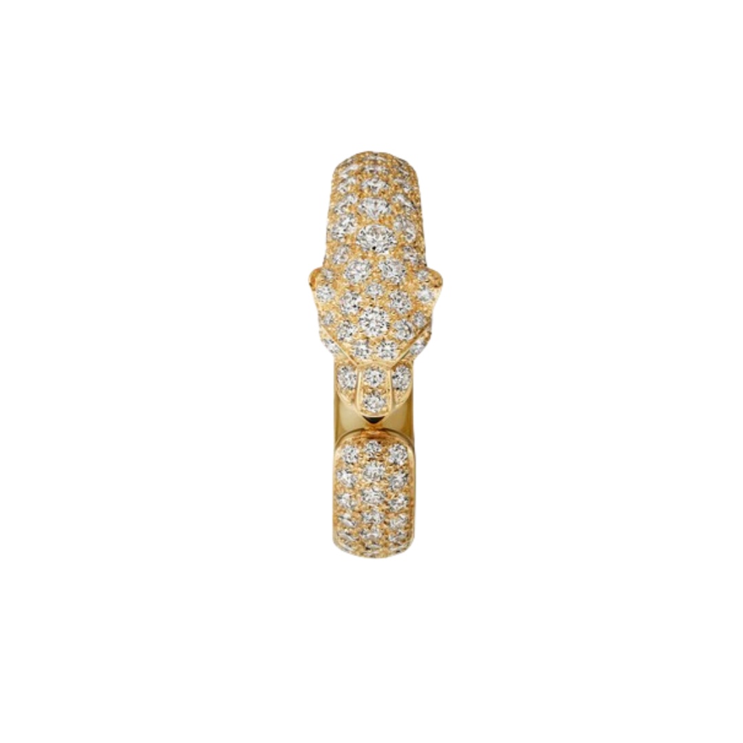 CTR002 18K Gold Panthère de Cartier ring, small model, paved - ccjewelryacc