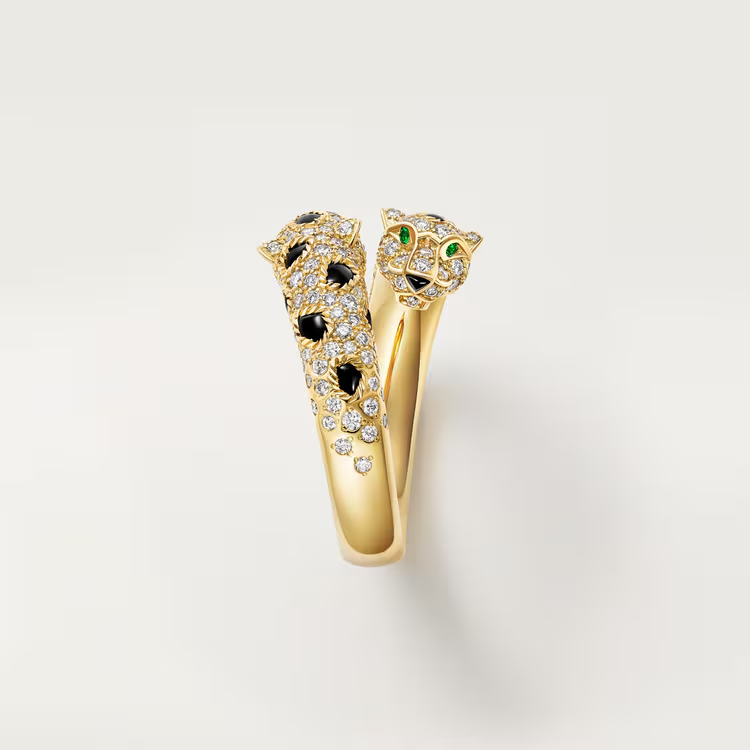 CTR009 Panthère de Cartier ring, semi-paved - ccjewelryacc