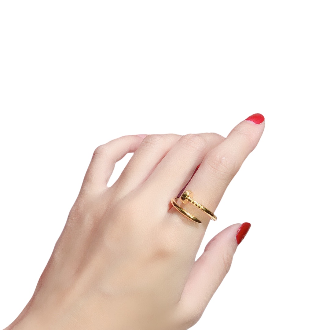 CTR004 18k Juste un Clou ring, small model - ccjewelryacc