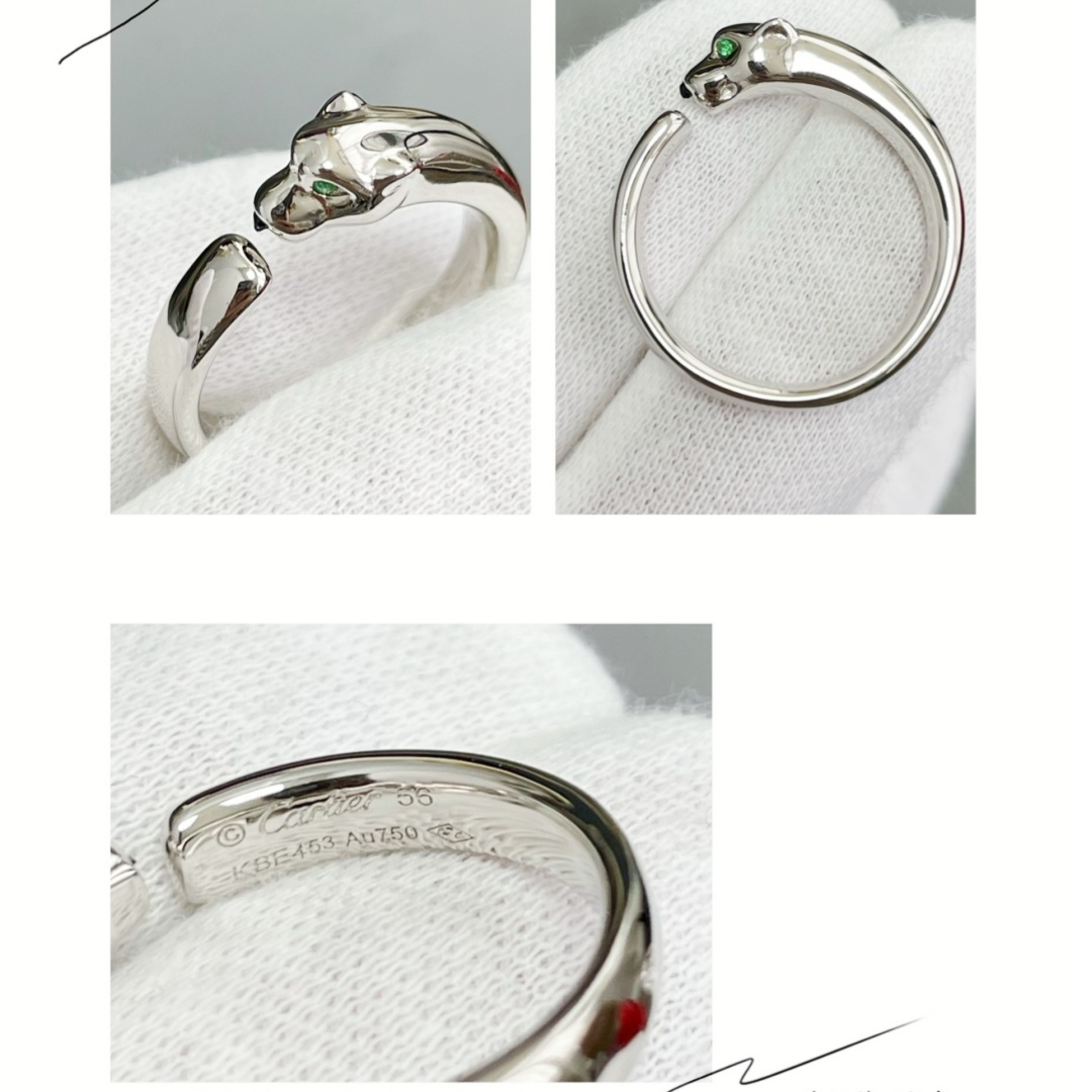 CTR012 18K Panthère de Cartier ring, small model - ccjewelryacc