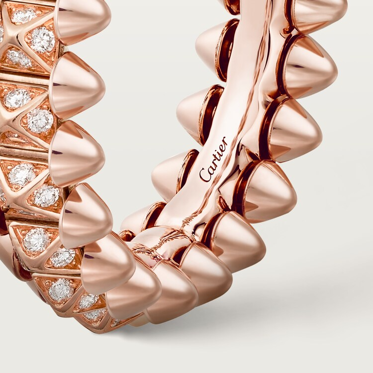 CTRV002 18K Gold Clash de Cartier ring, small model, paved - ccjewelryacc