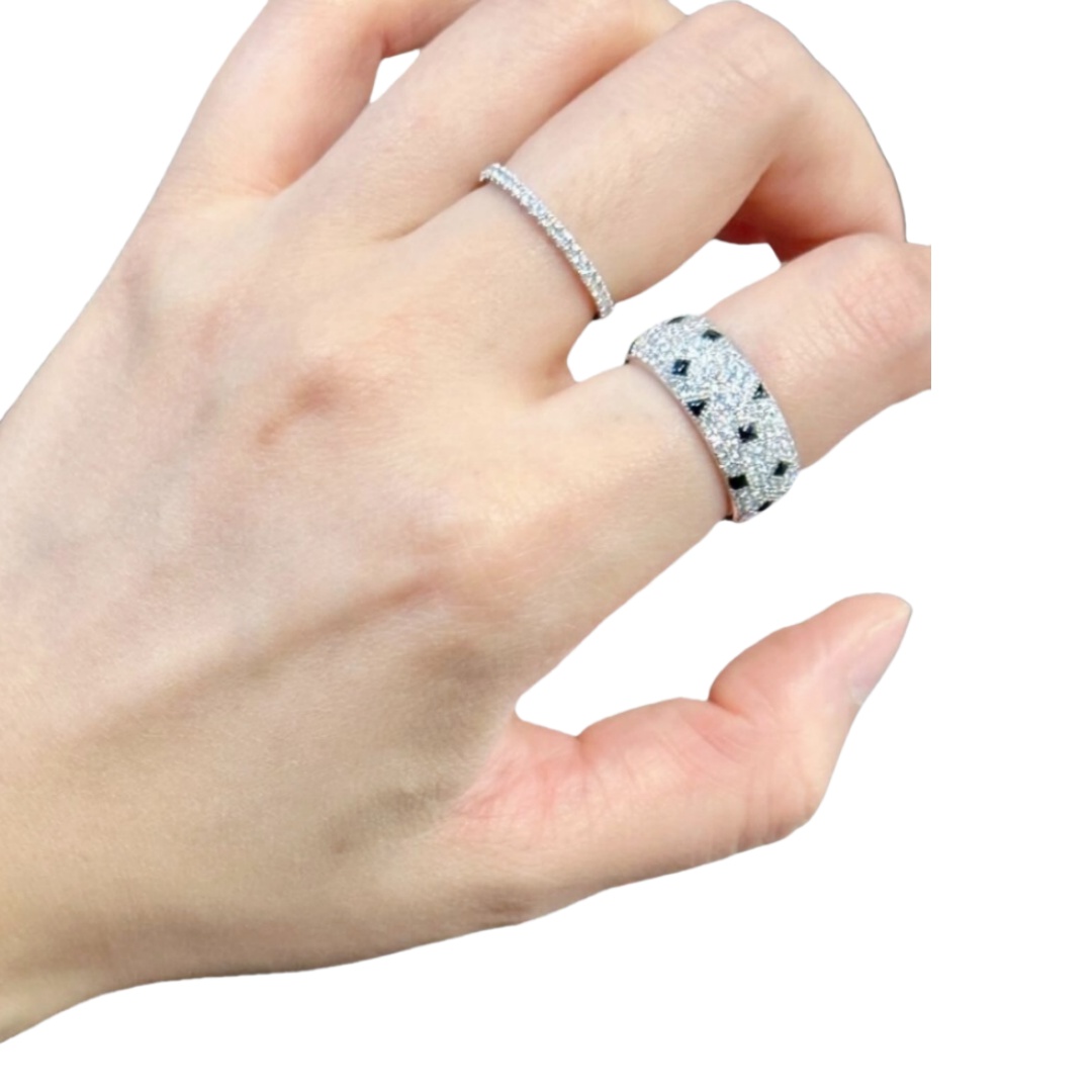 CTR011 18k white gold Panthère de Cartier ring,  paved - ccjewelryacc