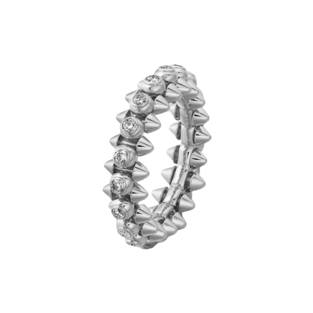 CTRV001 18k Gold Clash de Cartier ring, medium model, paved - ccjewelryacc