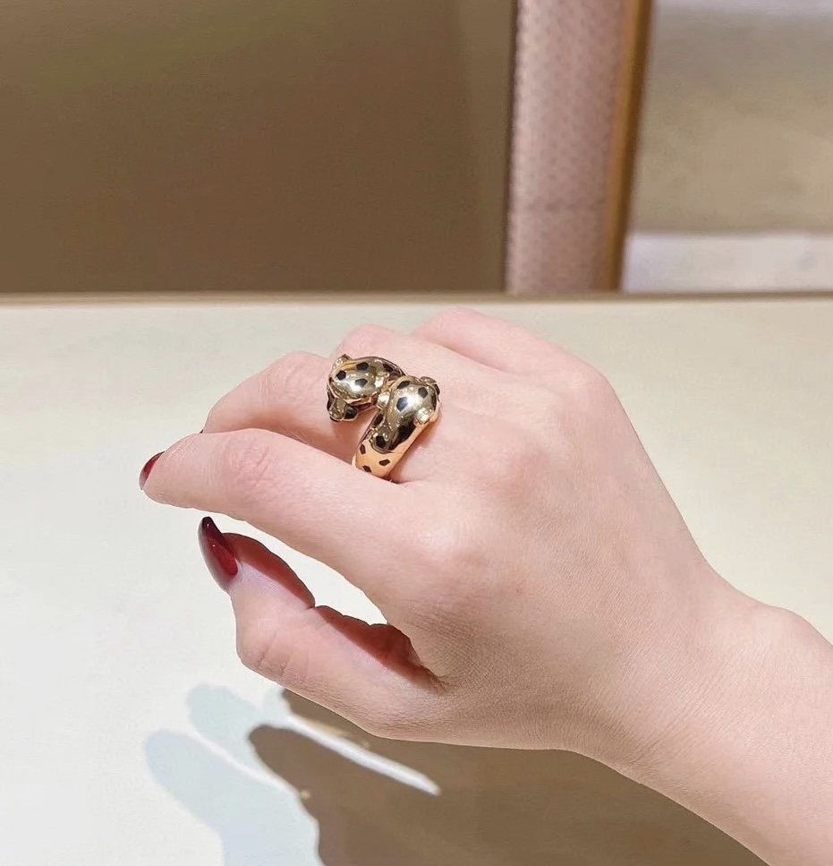 CTR017 Panthère de Cartier ring, articulated - ccjewelryacc