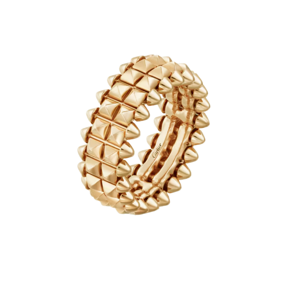 CTRV004 18K Clash de Cartier ring, double row - ccjewelryacc