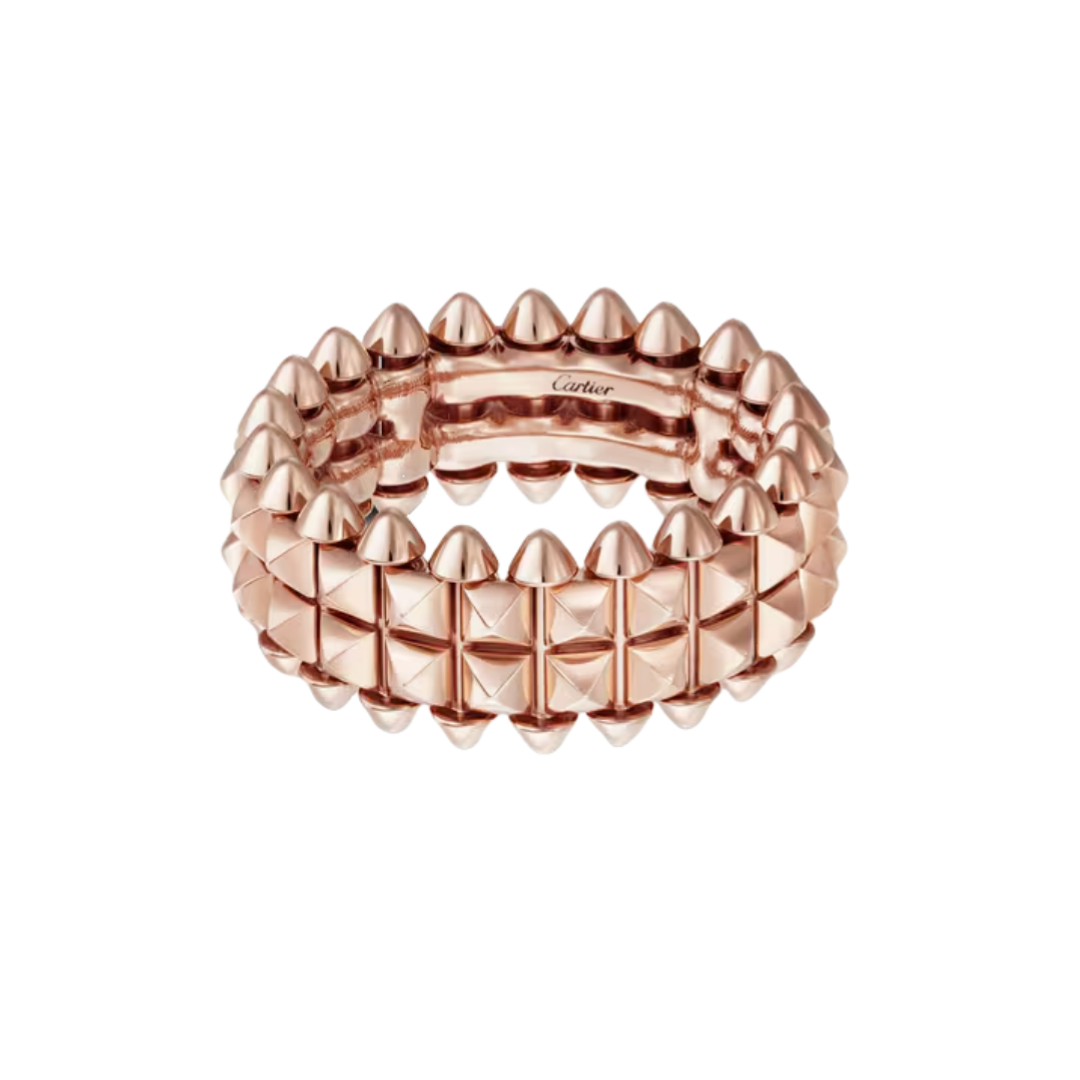 CTRV004 18K Clash de Cartier ring, double row - ccjewelryacc