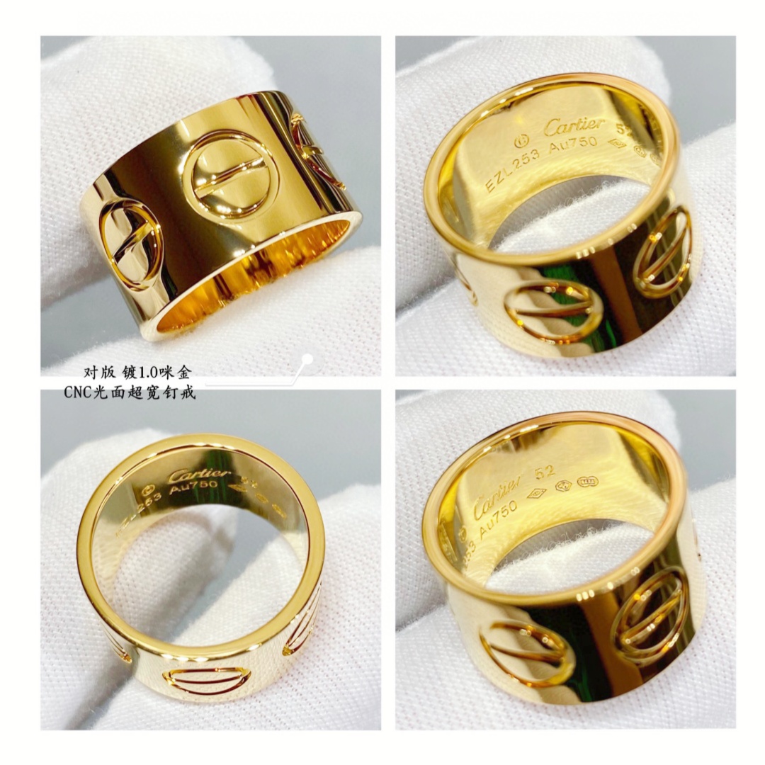 CTRV014 18K LOVE ring, large model - ccjewelryacc