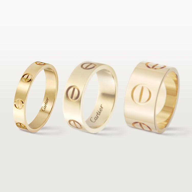 CTRV016 18K Cartier LOVE ring, small model - ccjewelryacc