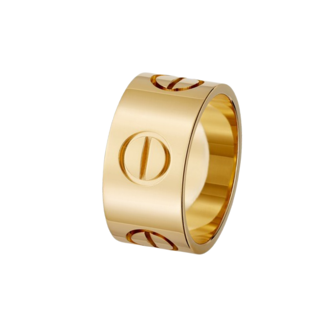 CTRV014 18K LOVE ring, large model - ccjewelryacc