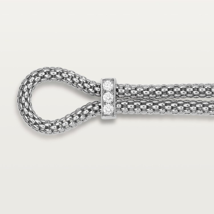 CTSV044 18k White Gold Panthère de Cartier bracelet, paved - ccjewelryacc