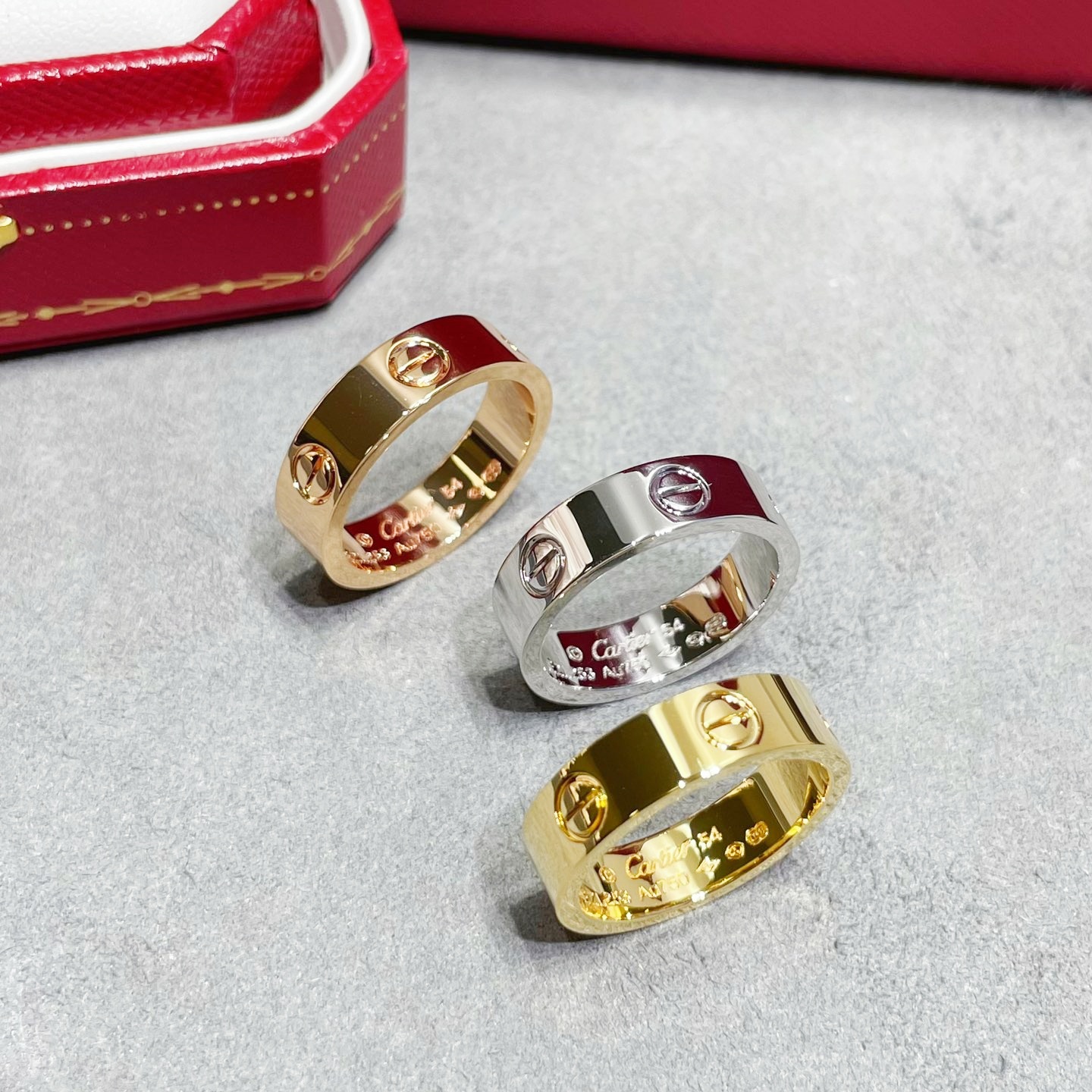 CTRV012 18K Cartier LOVE ring, classic model - ccjewelryacc